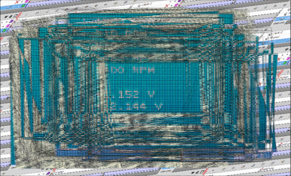 Flash glitch in Tweety Bird Modified & Ben Franklin on the ($100.00) bill.